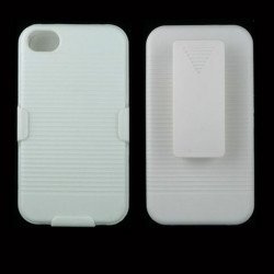 Holster Combo Case for iPhone 4S / 4 (White)